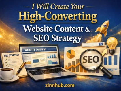 I Will Create Your High Converting Website Content & SEO Strategy