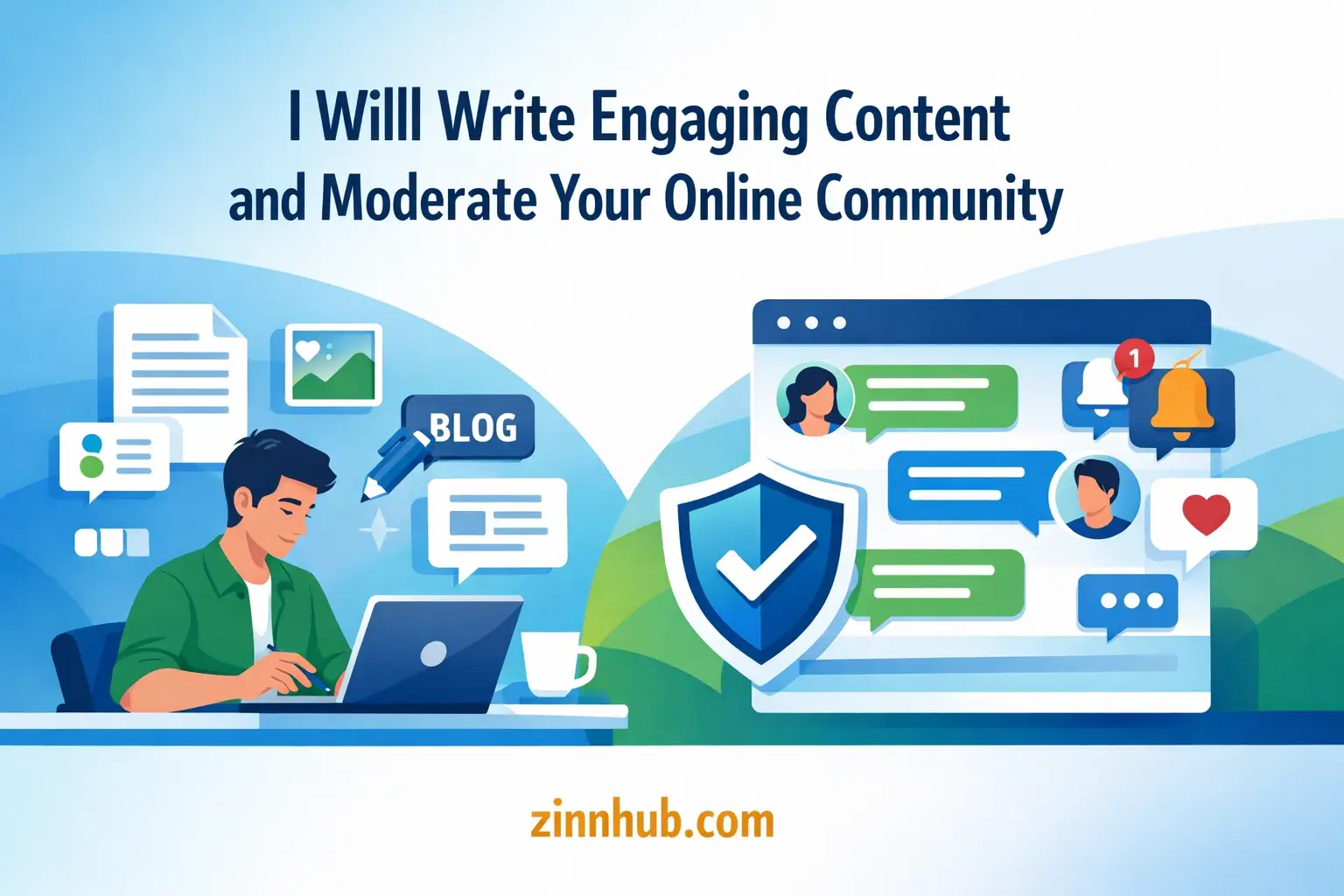 I Will Write Engaging Content And Moderate Your Online Community 1 I Will Write Engaging Content And Moderate Your Online Community