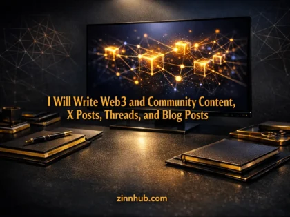 I Will Write Web3 and Community Content, X Posts, Threads, and Blog Posts