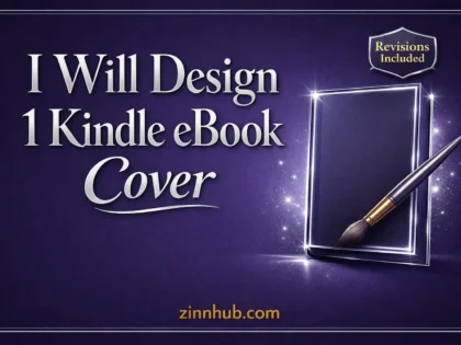 I Will Design One Elegant Kindle Ebook Cover For Amazon — Available On Zinn Hub