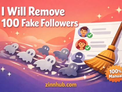 I Will Manually Remove 100 Fake And Ghost Instagram Followers 2 I Will Manually Remove 100 Fake And Ghost Instagram Followers — Available On Zinn Hub