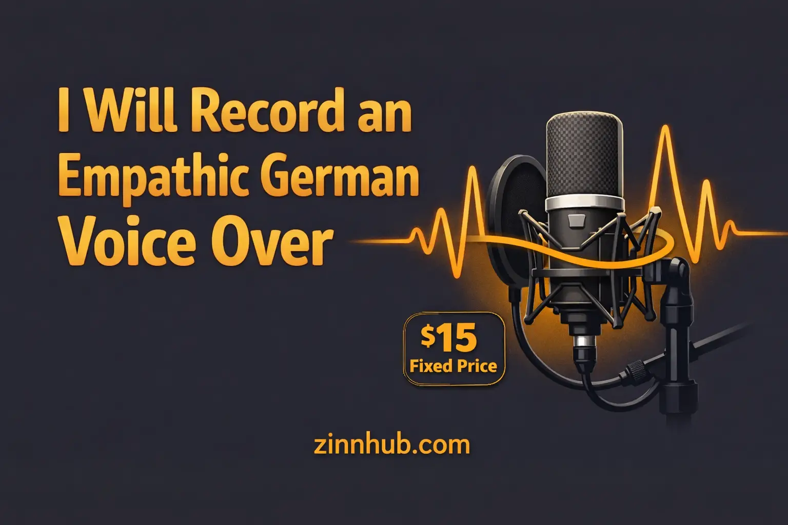 I Will Record An Empathic German Voice Over Up To 100 Words 1 I Will Record An Empathic German Voice Over Up To 100 Words — Available On Zinn Hub
