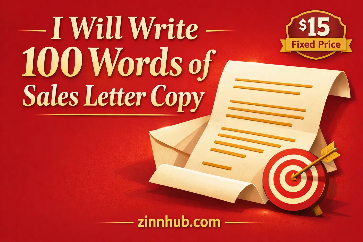 I Will Write 100 Words Of Persuasive Sales Letter Copy 1 I Will Write 100 Words Of Persuasive Sales Letter Copy — Available On Zinn Hub