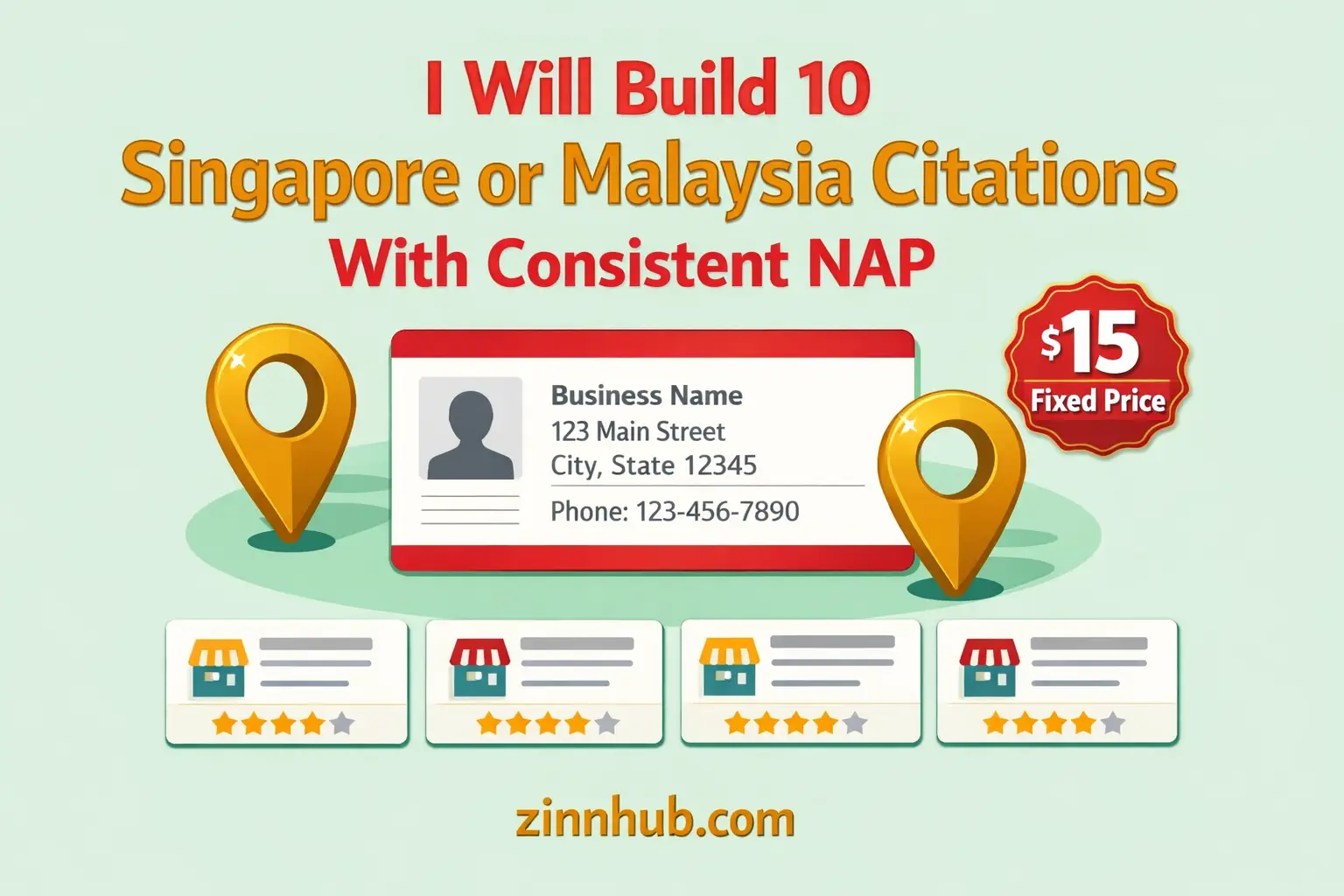 I Will Build 10 Singapore Or Malaysia Citations With Consistent Nap 1 I Will Build 10 Singapore Or Malaysia Citations With Consistent Nap — Available On Zinn Hub