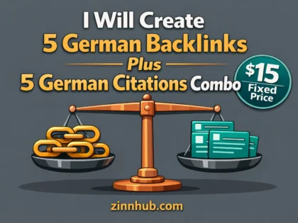 I Will Create 5 German Backlinks Plus 5 German Citations Combo 2 I Will Create 5 German Backlinks Plus 5 German Citations Combo — Available On Zinn Hub