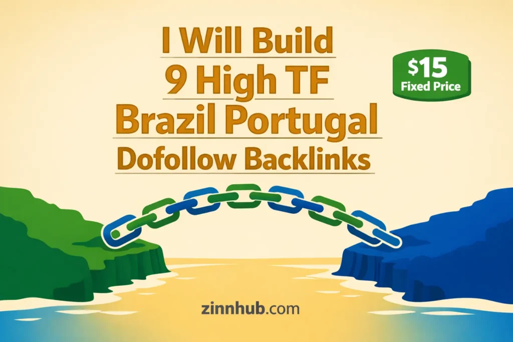 Vytvoř&iacute;m 9 vysoce TF Brazil Portugalsko dofollow zpětn&yacute;ch odkazů