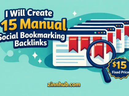 I Will Create 15 Manual Social Bookmarking Backlinks 2 I Will Create 15 Manual Social Bookmarking Backlinks — Available On Zinn Hub