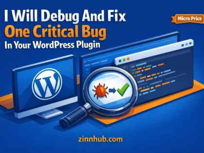 I Will Debug And Fix One Critical Bug In Your Wordpress Plugin — Available On Zinn Hub