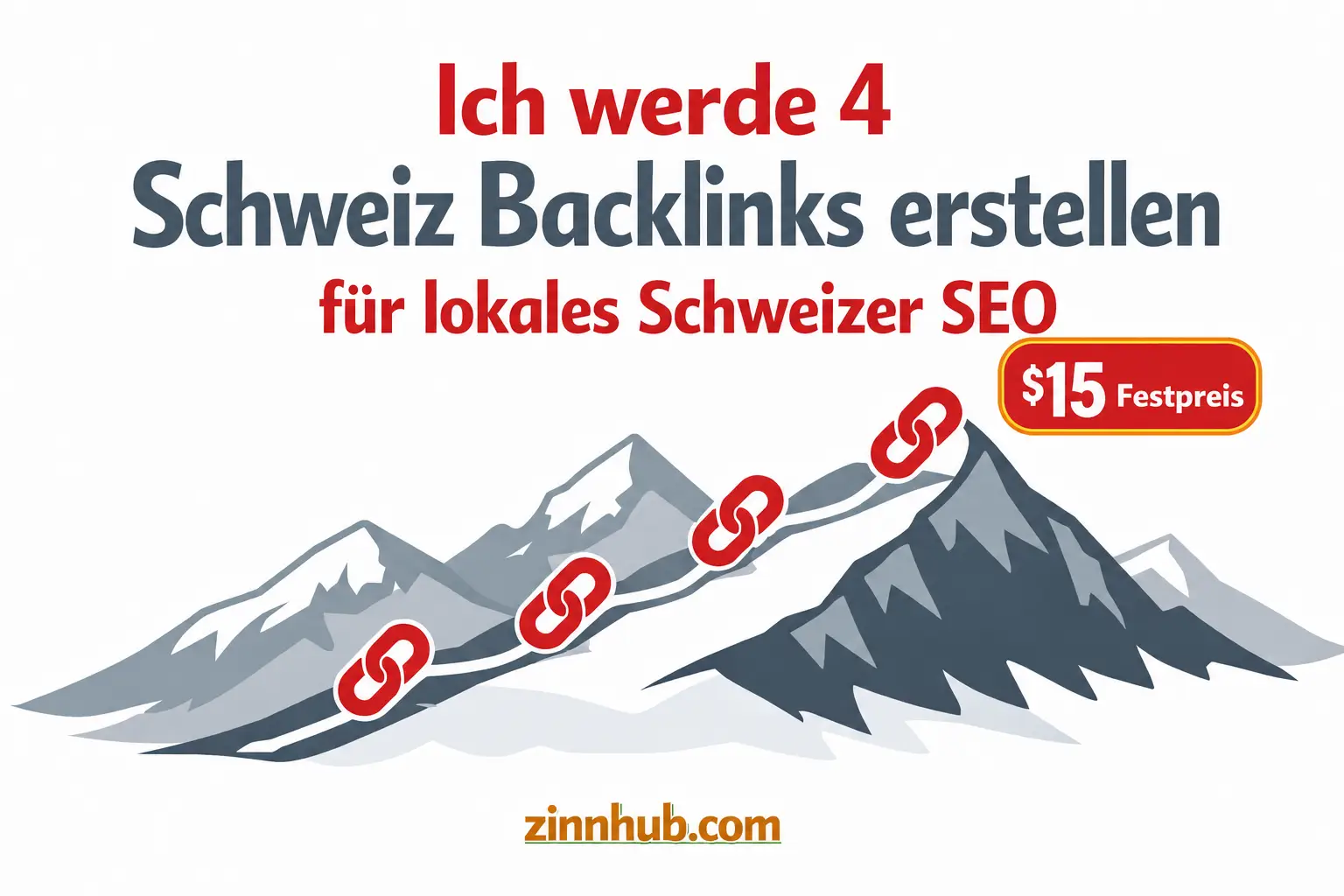 Ich werde 4 Schweiz-Backlinks f&uuml;r lokales Schweizer SEO erstellen