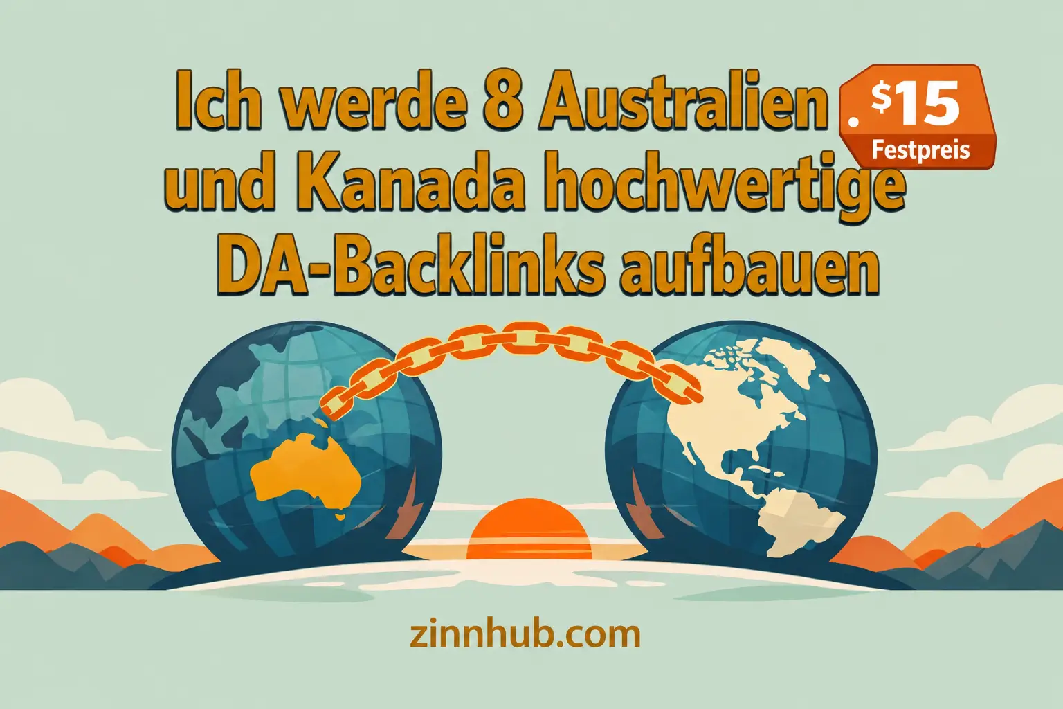 Ich werde 8 hochwertige Backlinks aus Australien und Kanada erstellen
