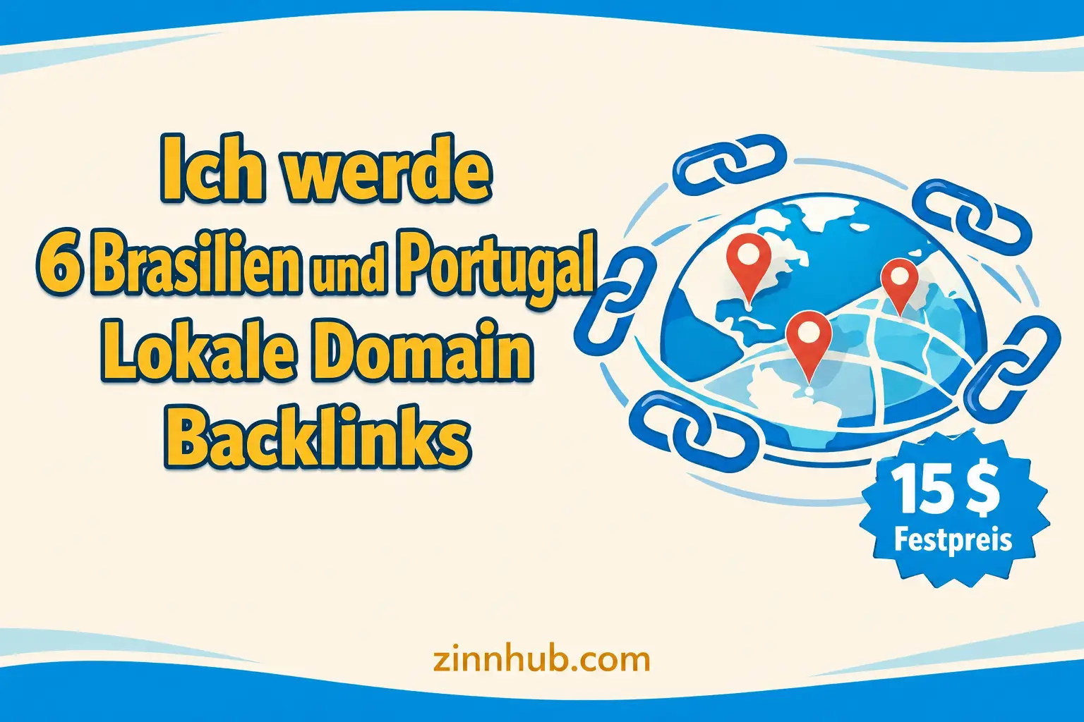 Ich werde 6 lokale Domain-Backlinks f&uuml;r Brasilien und Portugal erstellen
