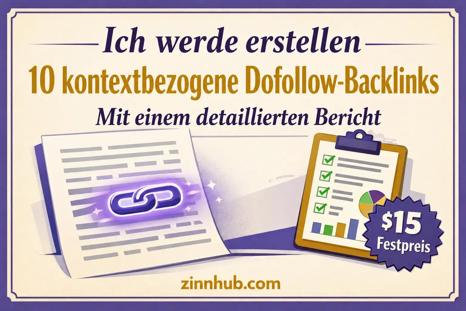 Ich werde 10 kontextuelle Dofollow-Backlinks mit einem detaillierten Bericht erstellen