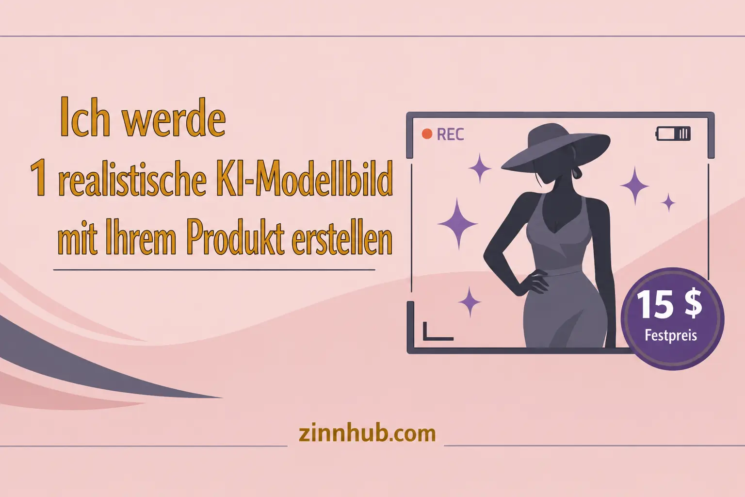 Ich erstelle 1 realistisches KI-Modellbild, das Ihr Produkt tr&auml;gt
