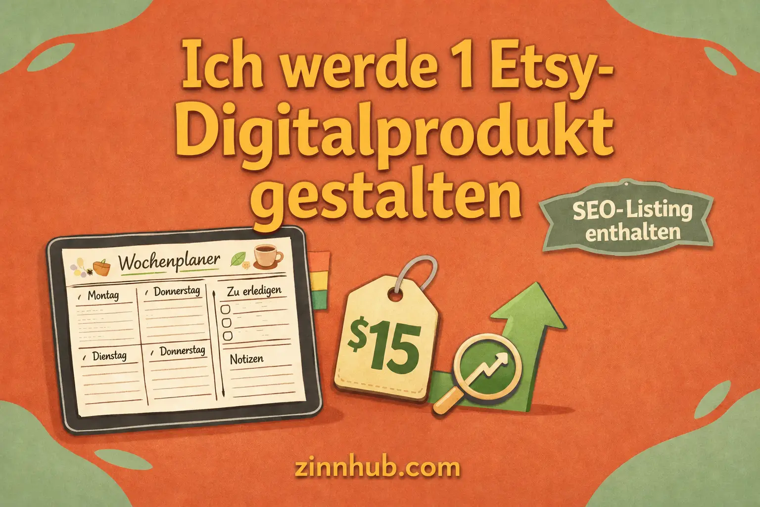 Ich werde ein Etsy-Digitalprodukt mit SEO-optimierter Auflistung entwerfen