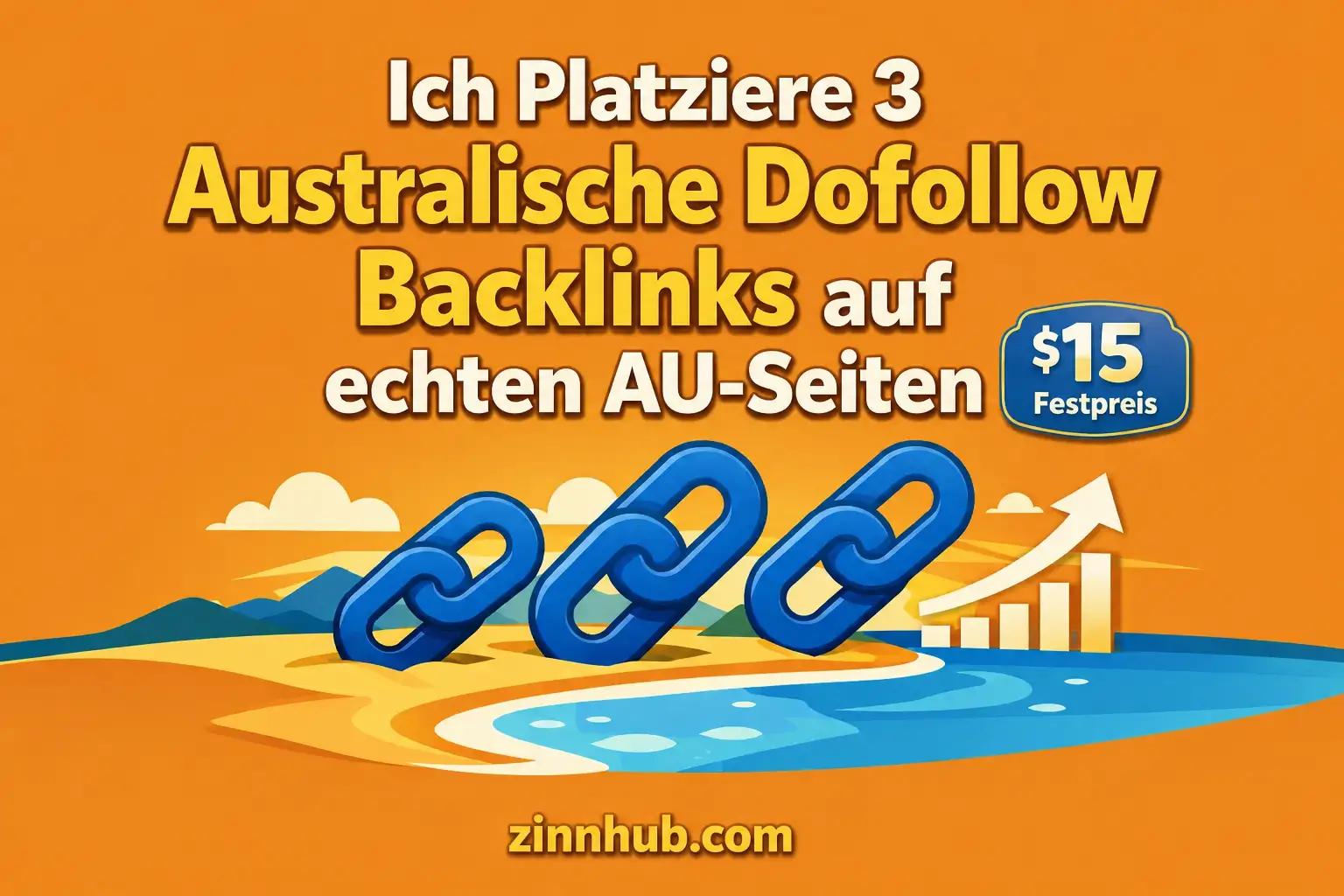 Ich werde 3 australische Dofollow-Backlinks auf echten AU-Seiten platzieren