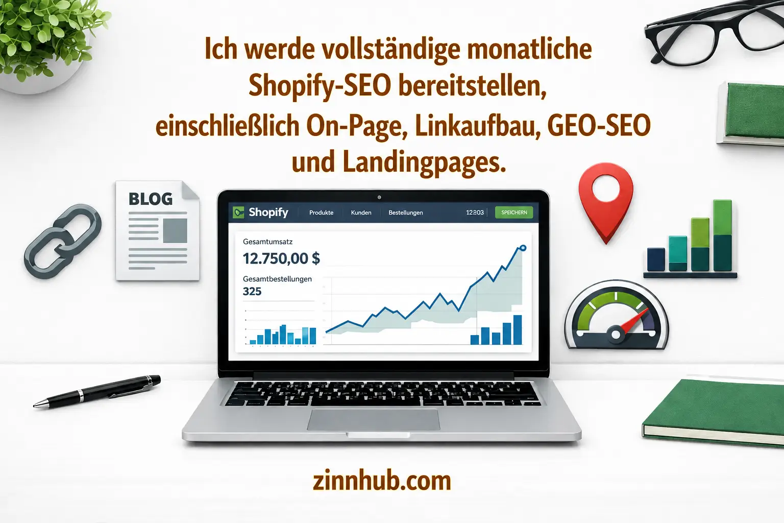 Ich werde monatlich vollst&auml;ndige Shopify-SEO anbieten, einschlie&szlig;lich On-Site, Linkaufbau, Geo-SEO und Landing Pages 11 &Amp;Raquo; Zinn Hub