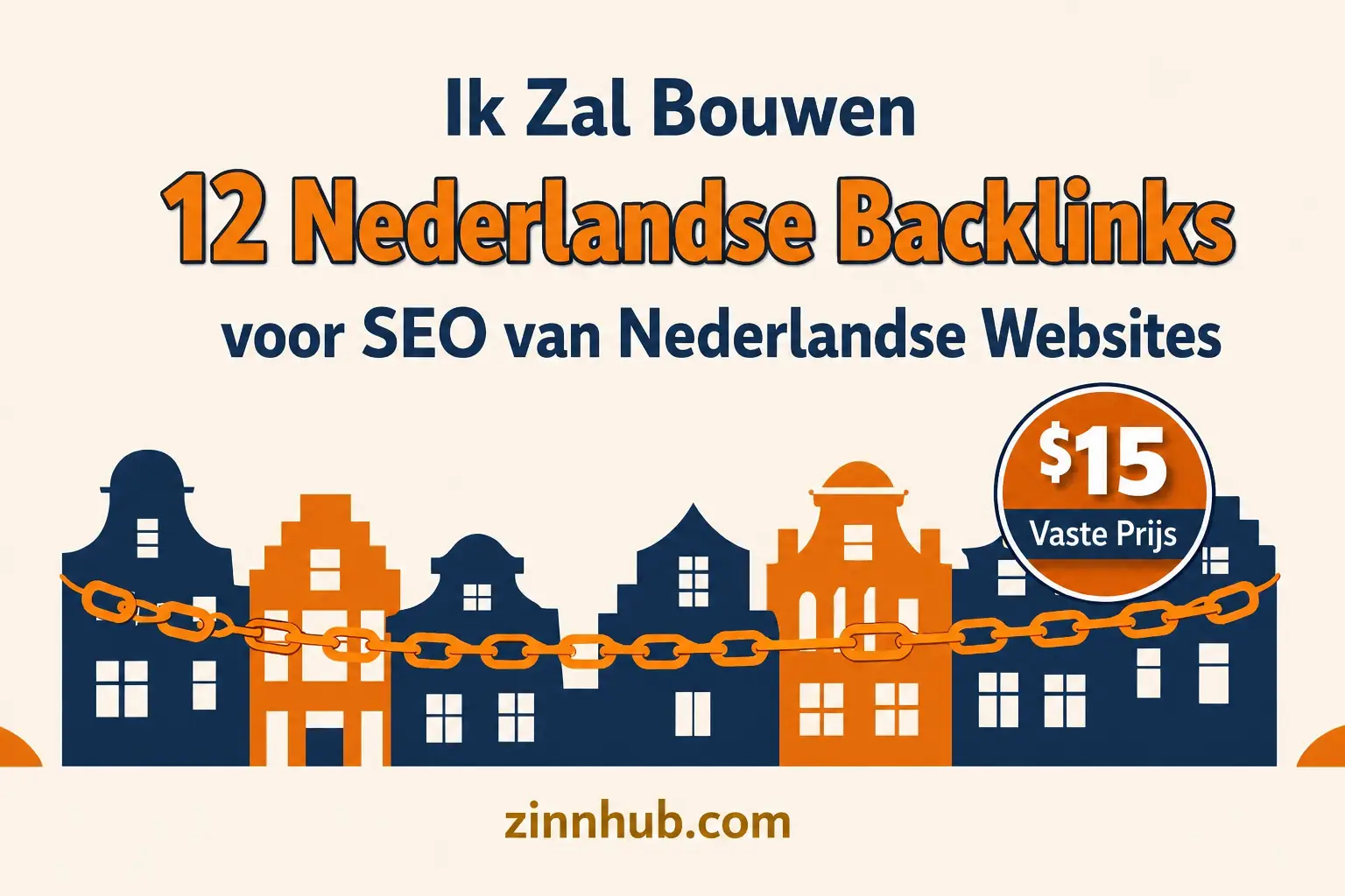 Saya akan membangun 12 backlink Belanda NL untuk SEO situs Belanda