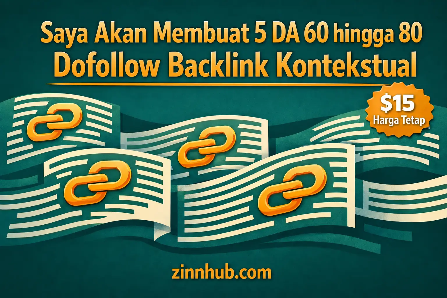 Saya akan membuat 5 backlink kontekstual dofollow DA 60 hingga 80