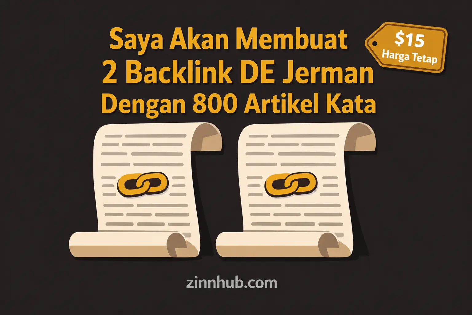 Saya akan membuat 2 backlink DE Jerman dengan artikel 800 kata