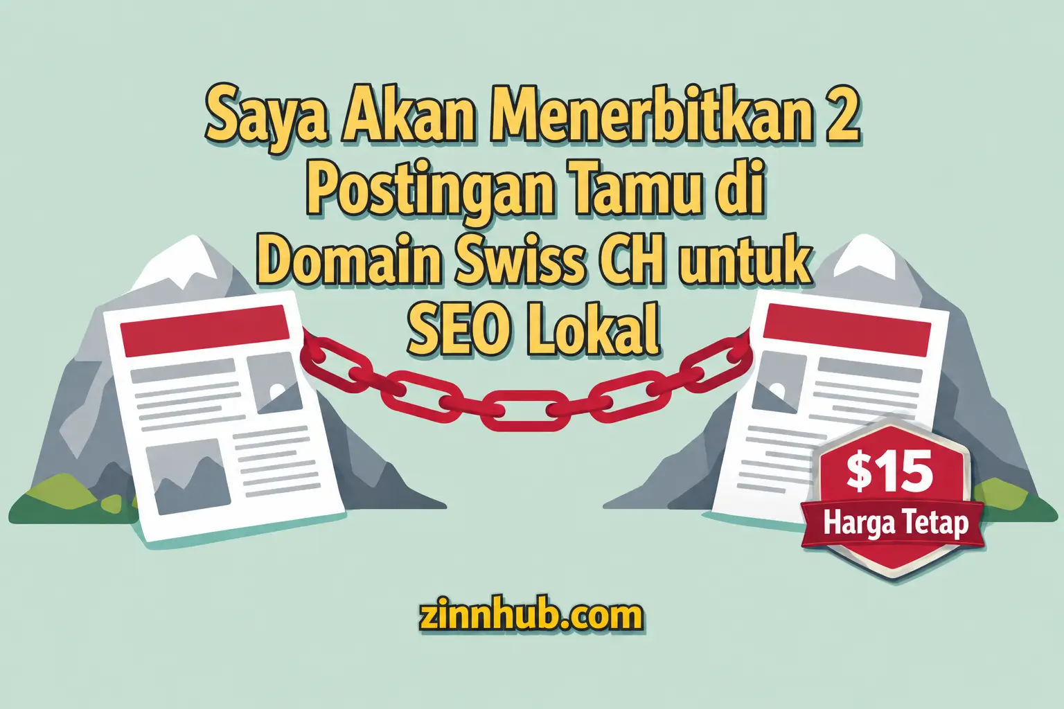 Saya akan menerbitkan 2 posting tamu di domain Swiss CH untuk SEO lokal