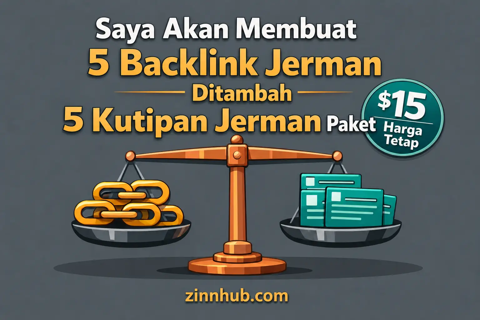 Saya akan membuat 5 backlink Jerman plus 5 kombo kutipan Jerman