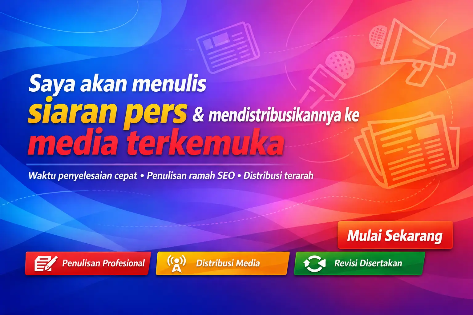 Iklan Zinn Hub untuk menulis siaran pers dan melakukan distribusi siaran pers teratas