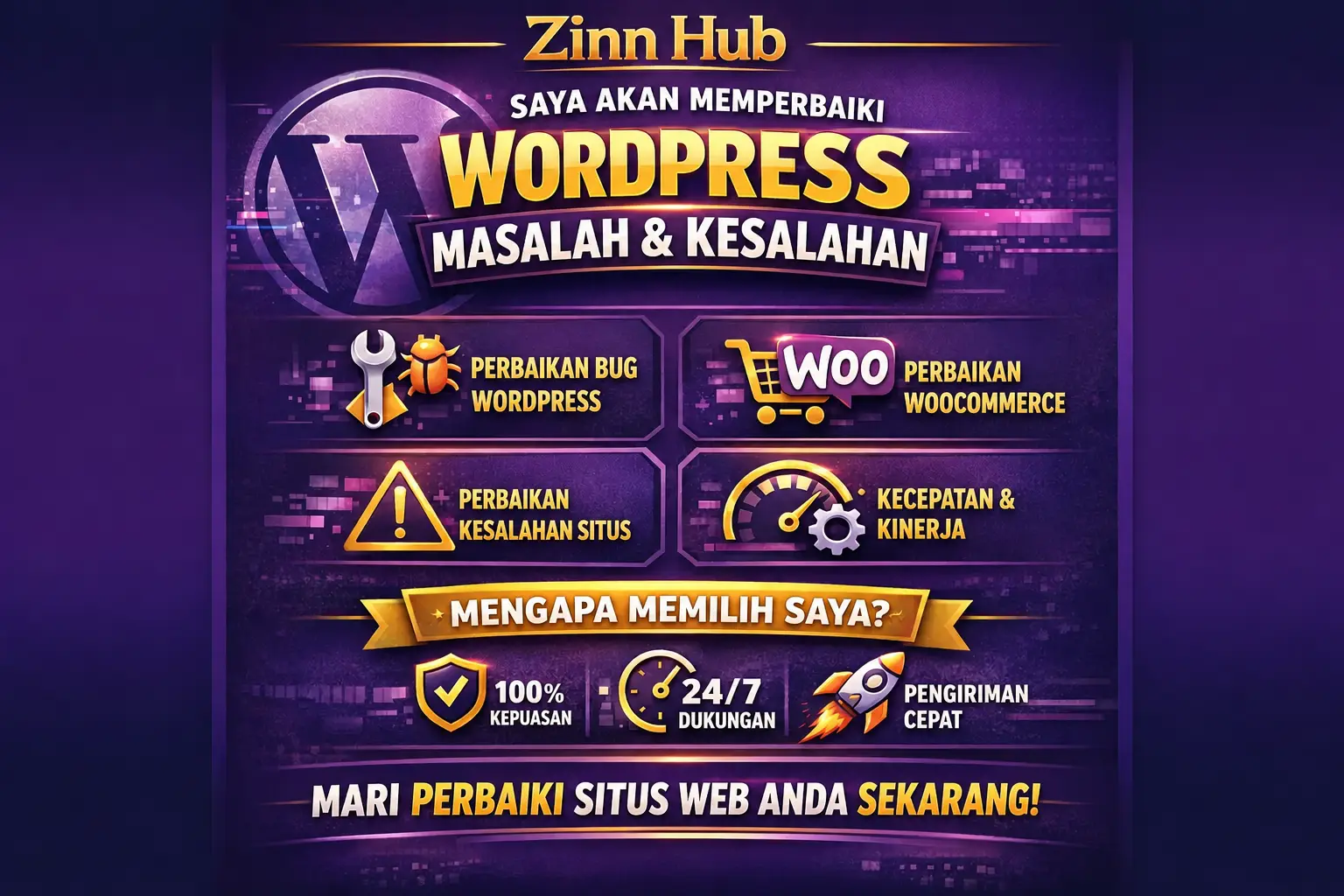 perbaiki masalah wordpress
