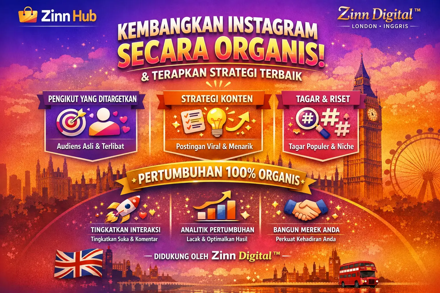 kembangkan instagram Anda secara organik dan terapkan strategi terbaik