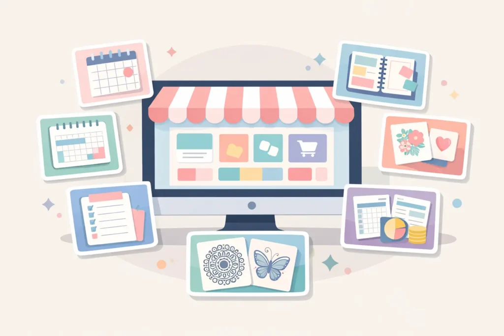 Set Up Your Etsy Shop With Digital Products & SEO Listings