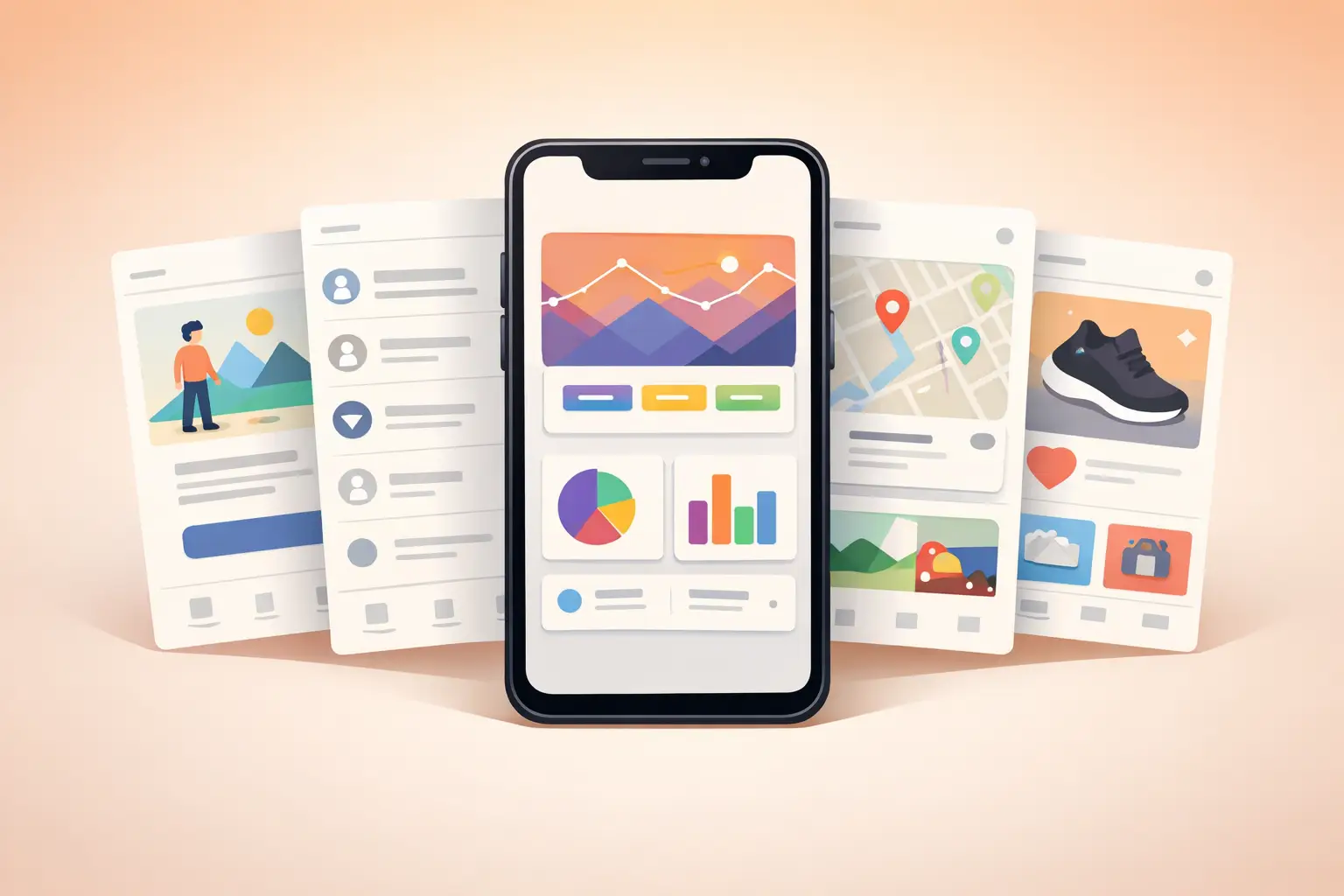 Unë do të dizajnoj pamje ekrani të App Store & Play Store që nxisin shkarkime 2 Unë do të dizajnoj pamje ekrani të App Store & Play Store që nxisin shkarkime
