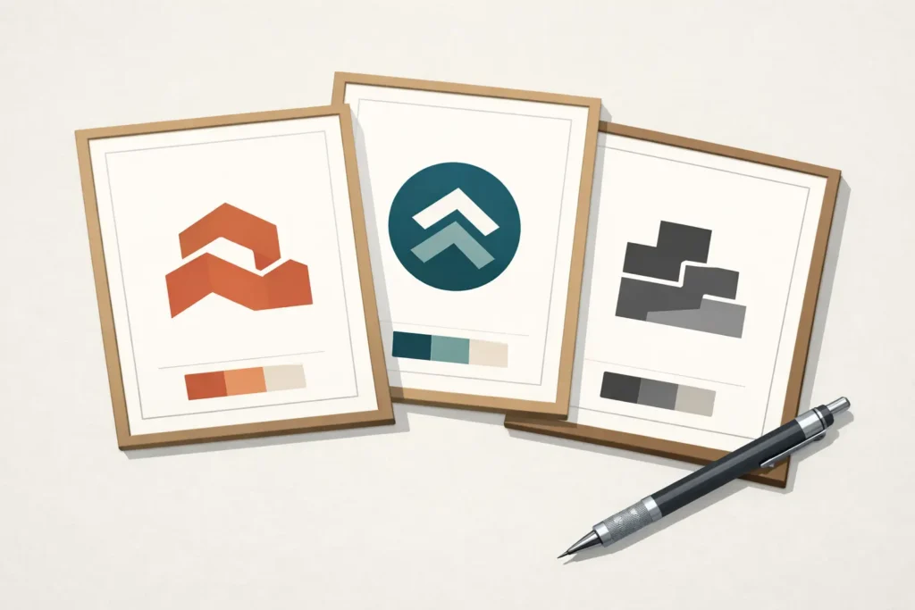 Design Modern Minimalist Business Logos by Hand