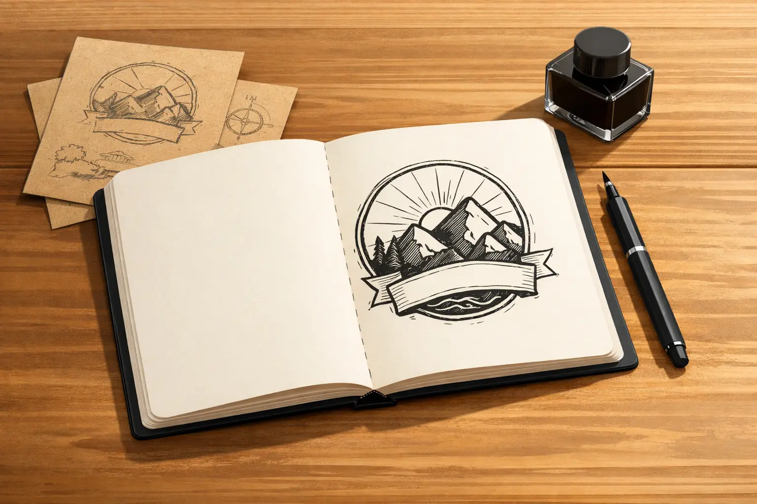 I Will Design A Retro Hand-Drawn Vintage Logo For Your Brand 2 I Will Design A Retro Hand-Drawn Vintage Logo For Your Brand