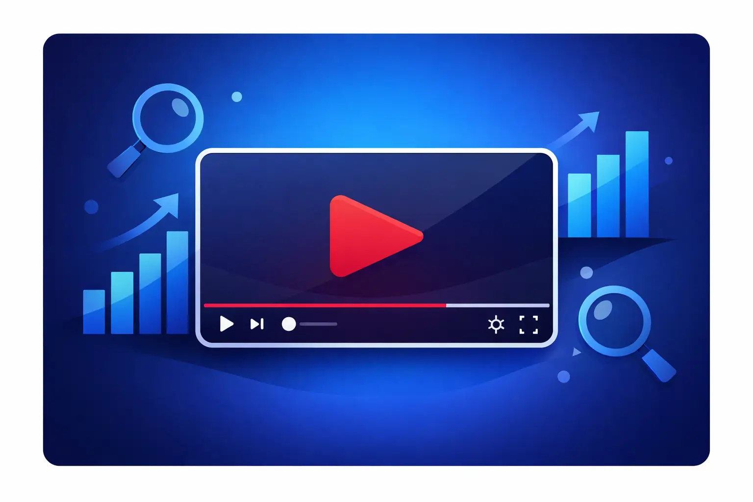 သင့် Youtube ဗီဒီယိုကို ပထမစာမျက်နှာ ၂ သို့ ရောက်အောင် လုပ်ပေးပါမည်။ သင့် Youtube ဗီဒီယိုကို Longtail ရှာဖွေမှု မြင်နိုင်စွမ်းအတွက် အကောင်းဆုံးဖြစ်အောင် လုပ်ဆောင်ပြီး မြှင့်တင်ပေးပါမည်။