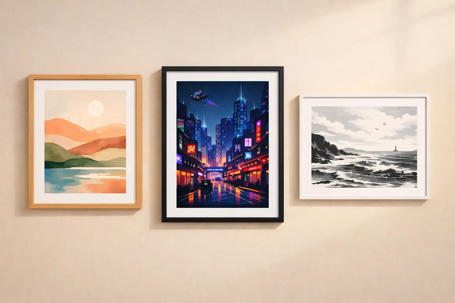 Creerò arte murale AI personalizzata per stampe, poster o tele 2 Creerò arte murale AI personalizzata per stampe, poster o tele