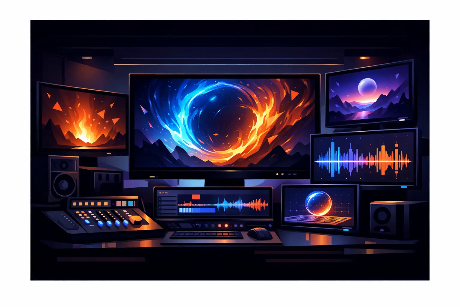 Saya Akan Mencipta Video Muzik Rock & Amp; Metal Animasi Ai 2