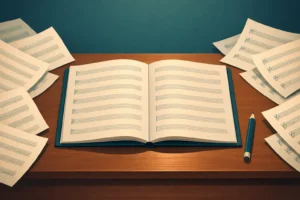 Trascrivi pianoforte e voce in spartiti o MIDI