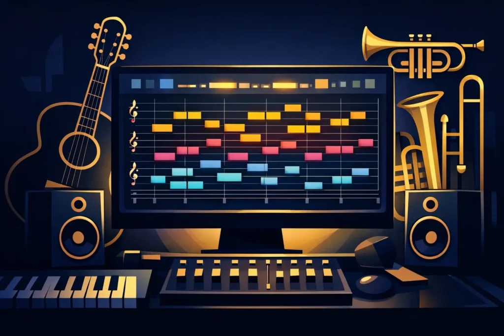Transcribe Music Into Guitar Tab, Sheet Music or MIDI