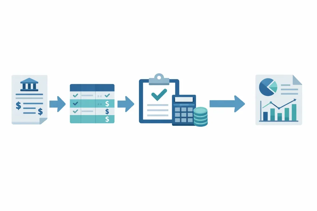 Pulisci, categorizza e riconcilia il tuo QuickBooks Online