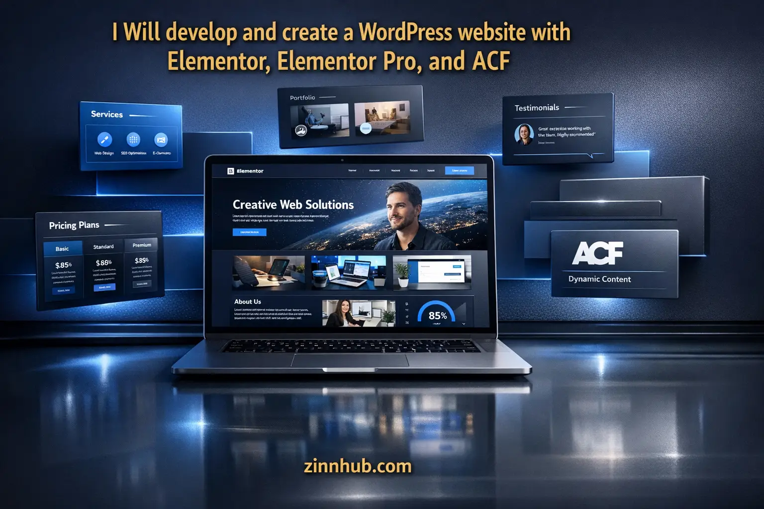 I Will Develop And Create A Wordpress Website With Elementor, Elementor Pro, And Acf 1 I Will Develop And Create A Wordpress Website With Elementor, Elementor Pro, And Acf