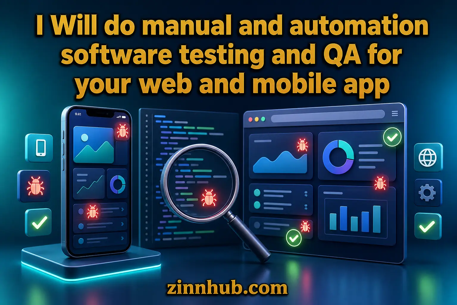 I Will Do Manual And Automation Software Testing And Qa For Your Web And Mobile App 1 I Will Do Manual And Automation Software Testing And Qa For Your Web And Mobile App