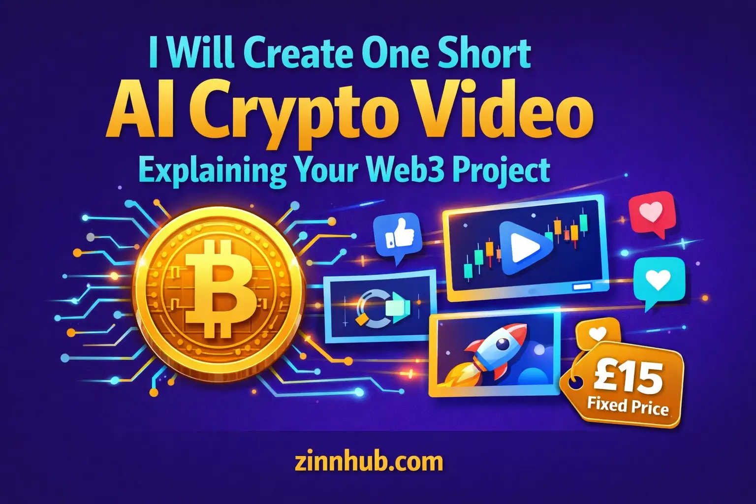I Will Create One Short Ai Crypto Video Explaining Your Web3 Project 1 I Will Create One Short Ai Crypto Video Explaining Your Web3 Project — Available On Zinn Hub