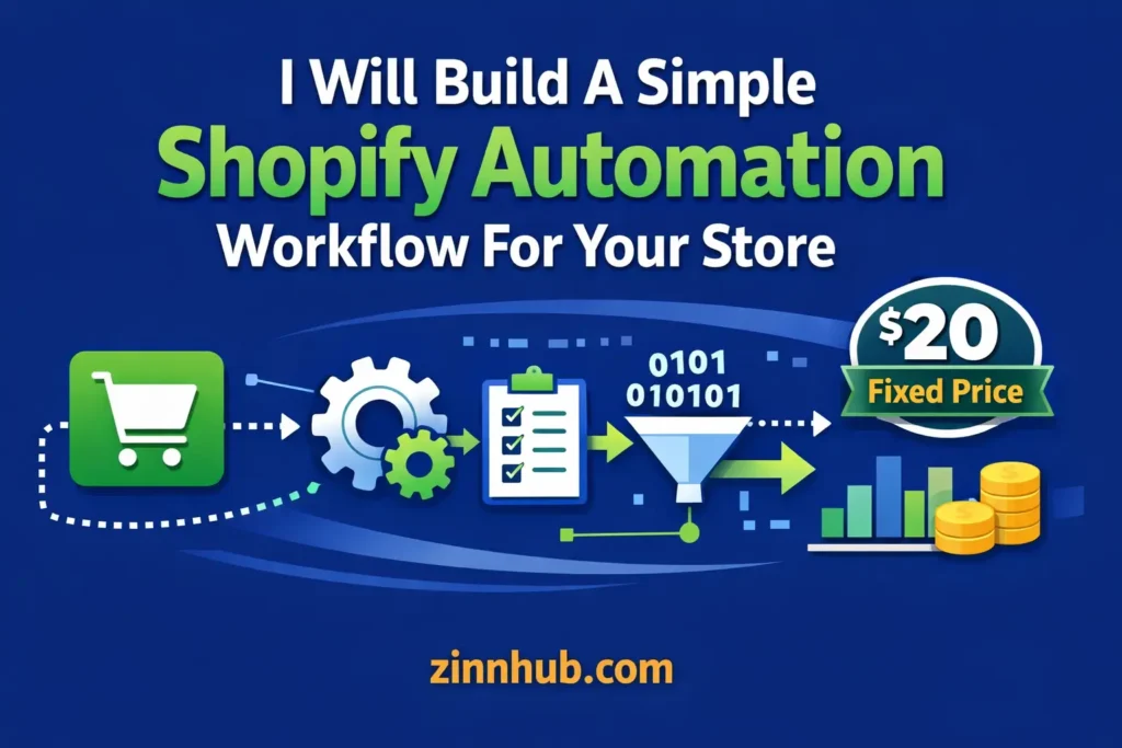 I will build a simple Shopify automation workflow for your store