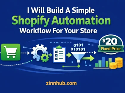 I Will Build A Simple Shopify Automation Workflow For Your Store 2 I Will Build A Simple Shopify Automation Workflow For Your Store — Available On Zinn Hub