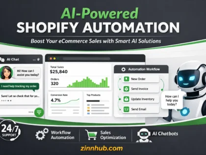I Will create AI-powered Shopify automation and customer service solutions
