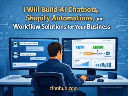 I Will Build AI Chatbots, Shopify Automations, and Workflow Solutions for Your Business