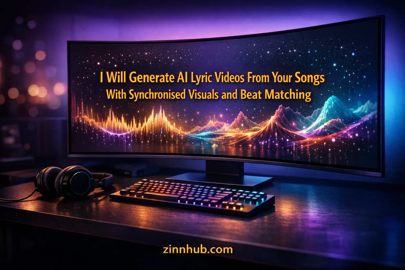 I Will Generate Ai Lyric Videos From Your Songs With Synchronised Visuals And Beat Matching 1 I Will Generate Ai Lyric Videos From Your Songs With Synchronised Visuals And Beat Matching
