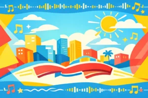 AI Lyric Video — Upbeat Pop Track