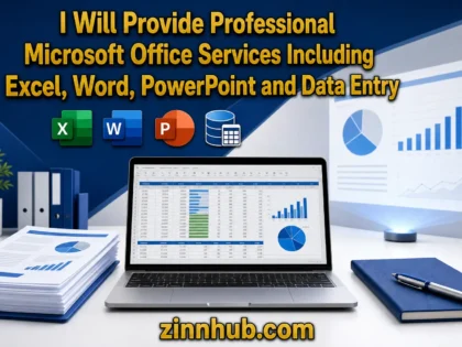 I Will Provide Professional Microsoft Office Services Including Excel, Word, PowerPoint and Data Entry