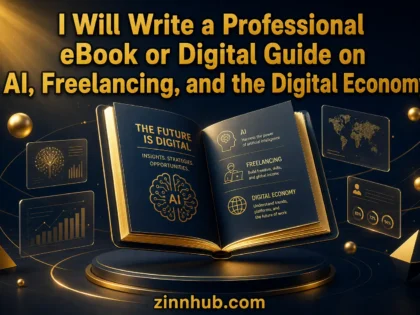 I Will Write a Professional eBook or Digital Guide on AI, Freelancing, and the Digital Economy