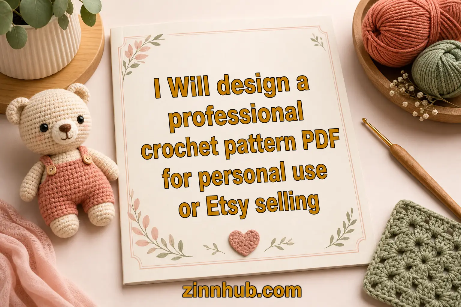 Unë do të dizajnoj një model profesional me grep në format PDF për përdorim personal ose për shitje në Etsy 1 Unë do të dizajnoj një model profesional me grep në format PDF për përdorim personal ose për shitje në Etsy